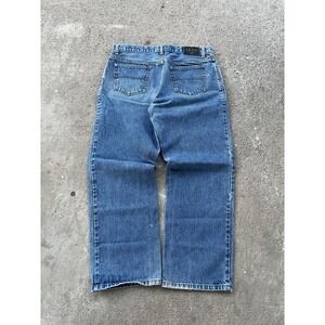 Izod Jeans Mens 36x30 Blue Classic Fit Straight Leg Denim 5 Pocket Zip Fly South